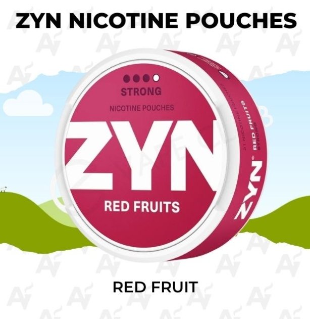 Zyn Nicotine Pouches – Red Fruit 12.5 mg
