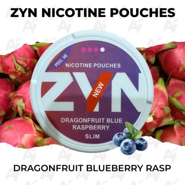 Zyn Nicotine Pouches – Dragonfruit Blueberry Rasp